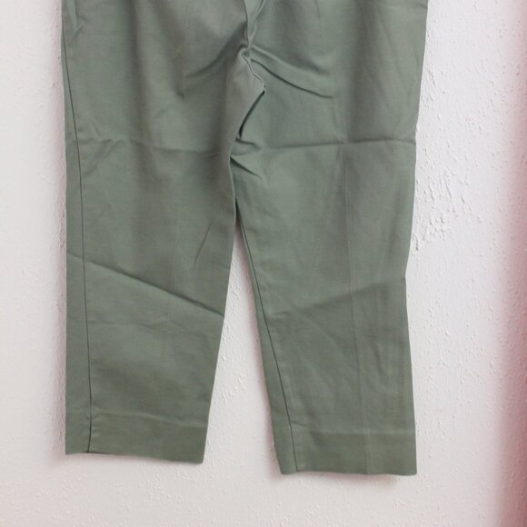 #427 Chico's Grey Green Dress Pants Size 2 (12) - Picture 4 of 7
